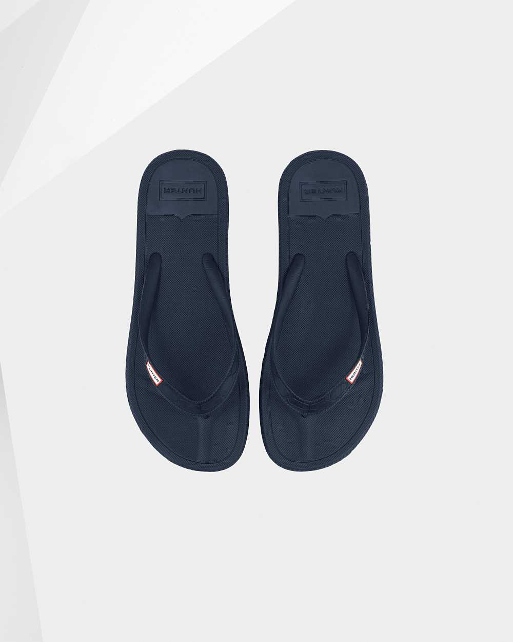 Hunter Original Women's Flip Flops NZ-78851Q Navy